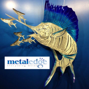 Fish Bone Design Metal Art